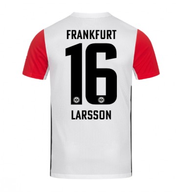 Eintracht Frankfurt Hugo Larsson #16 Primera Equipación 2024-25 Manga Corta